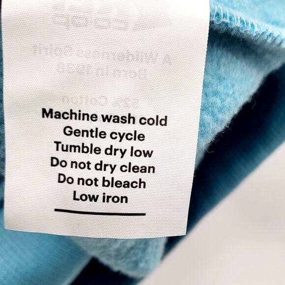 REI Co-Op Blue Embroidered Logo Crewneck Sweater Sweatshirt Men’s Size Small - Picture 9 of 9